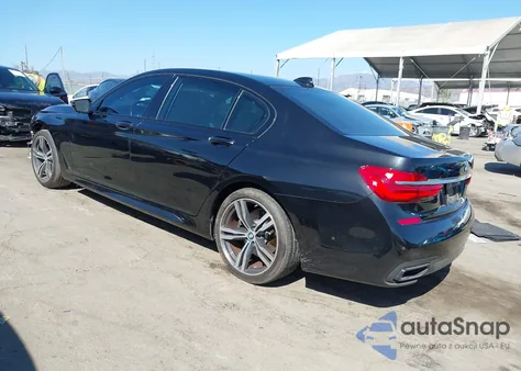 2016 BMW 740I z USA, uszkodzony, nr VIN WBA7E2C59GG504547